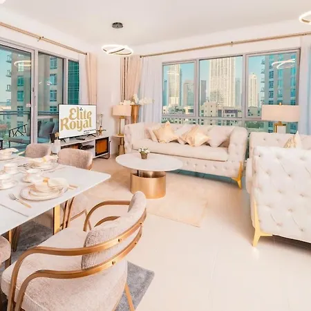 Elite Royal Apartment - Full Burj Khalifa & Fountain View - Luxurious - Viceroy Dubai Exterior photo
